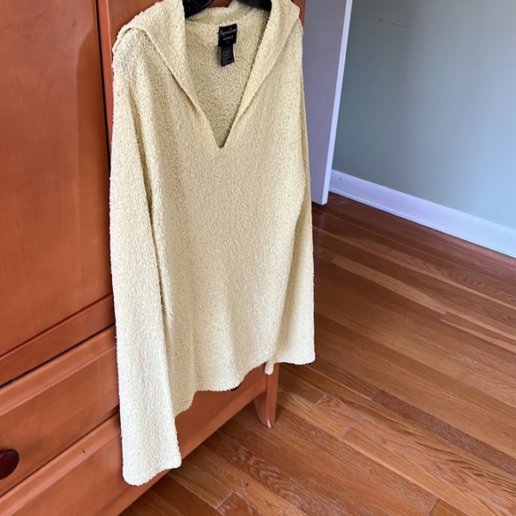 Cypress Grove yellow sweater women’s size L - Picture 3 of 4